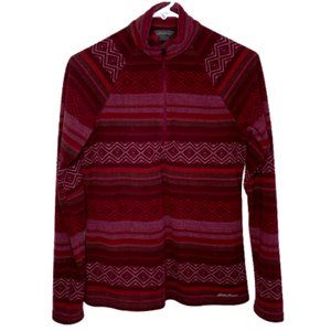 SOLD Eddie Bauer Women's Knit Bohemian Pattern Quarter